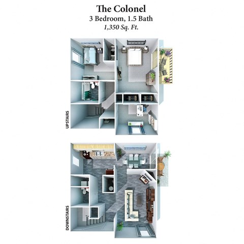 3 bed 1.5 bath at 450 on Keeneland Apartments, Kentucky